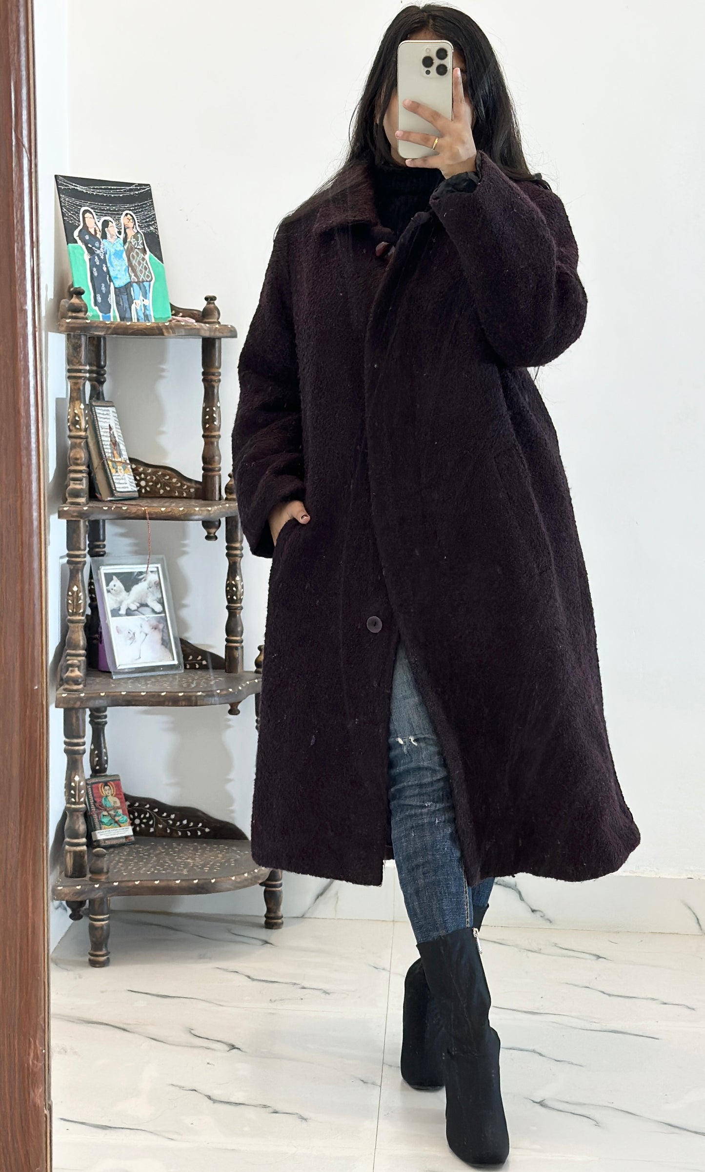 Heavy long coat (42-44)