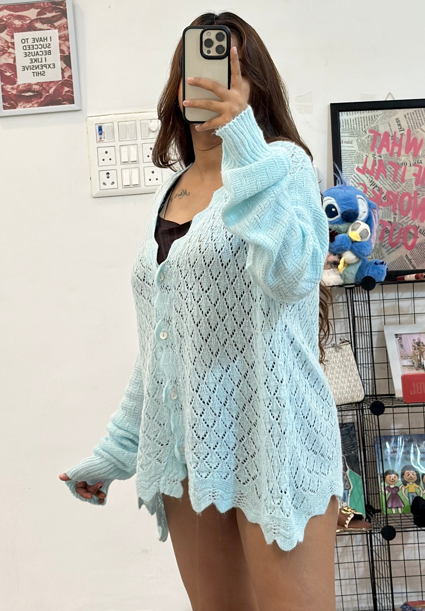 Oversized crochet sweater (40-44)