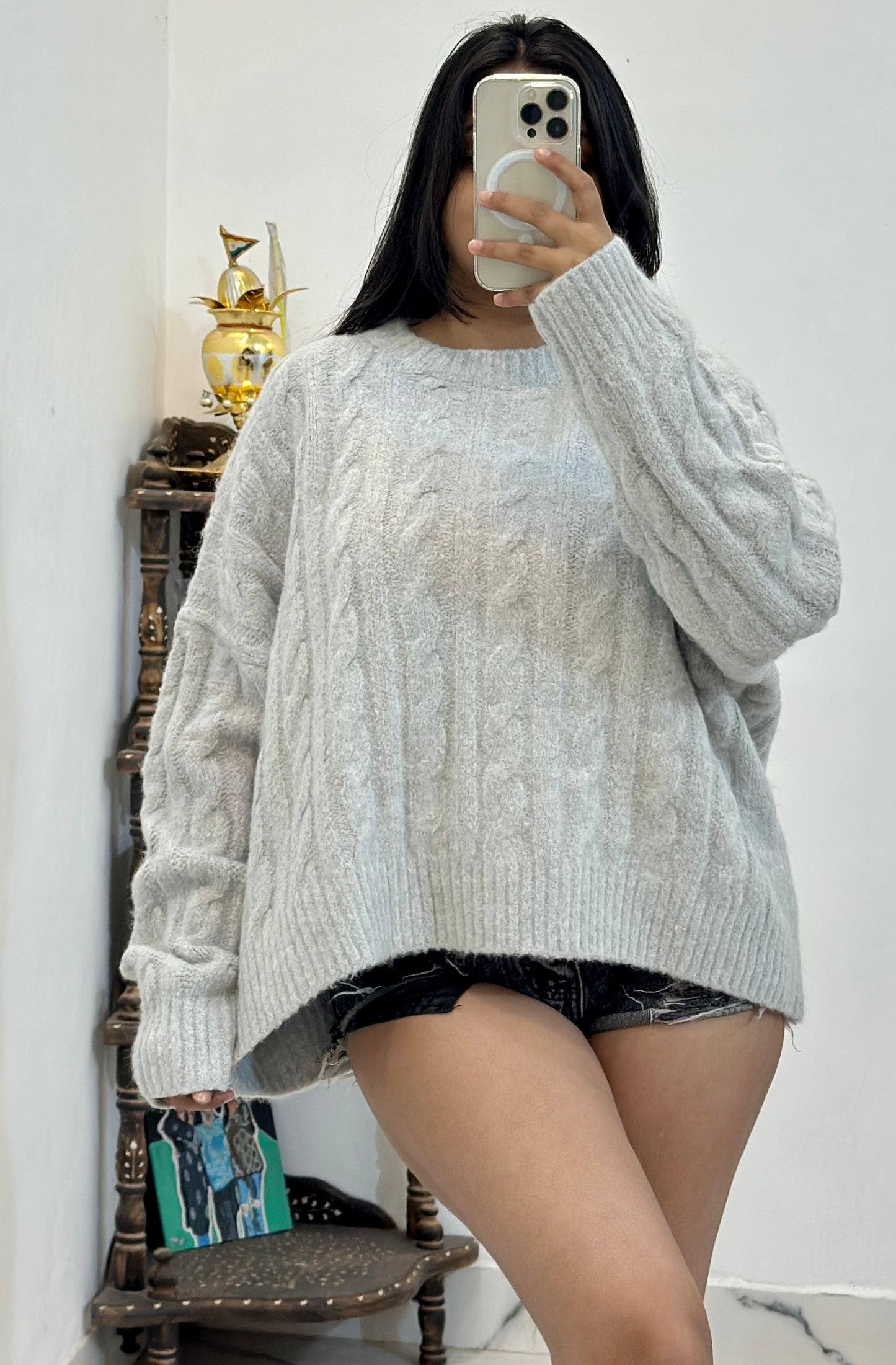 oversized heavy sweater (48-50)