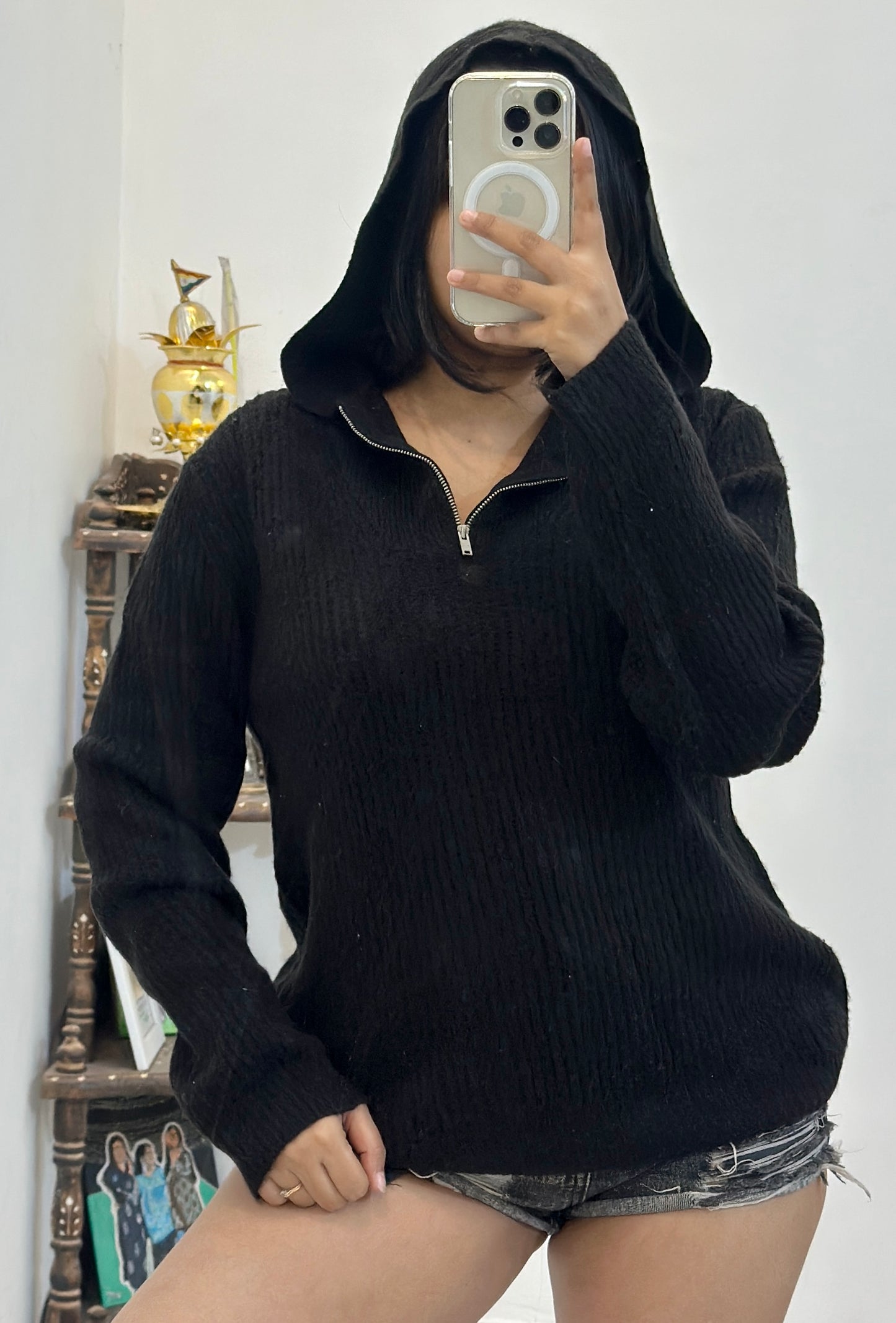 zipper sweater (38-40)