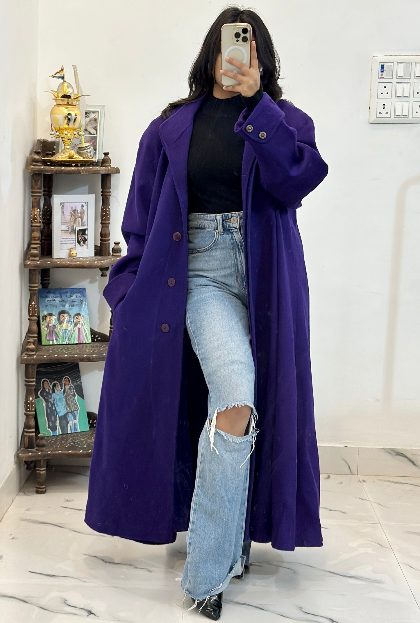 Heavy long coat (48-50)