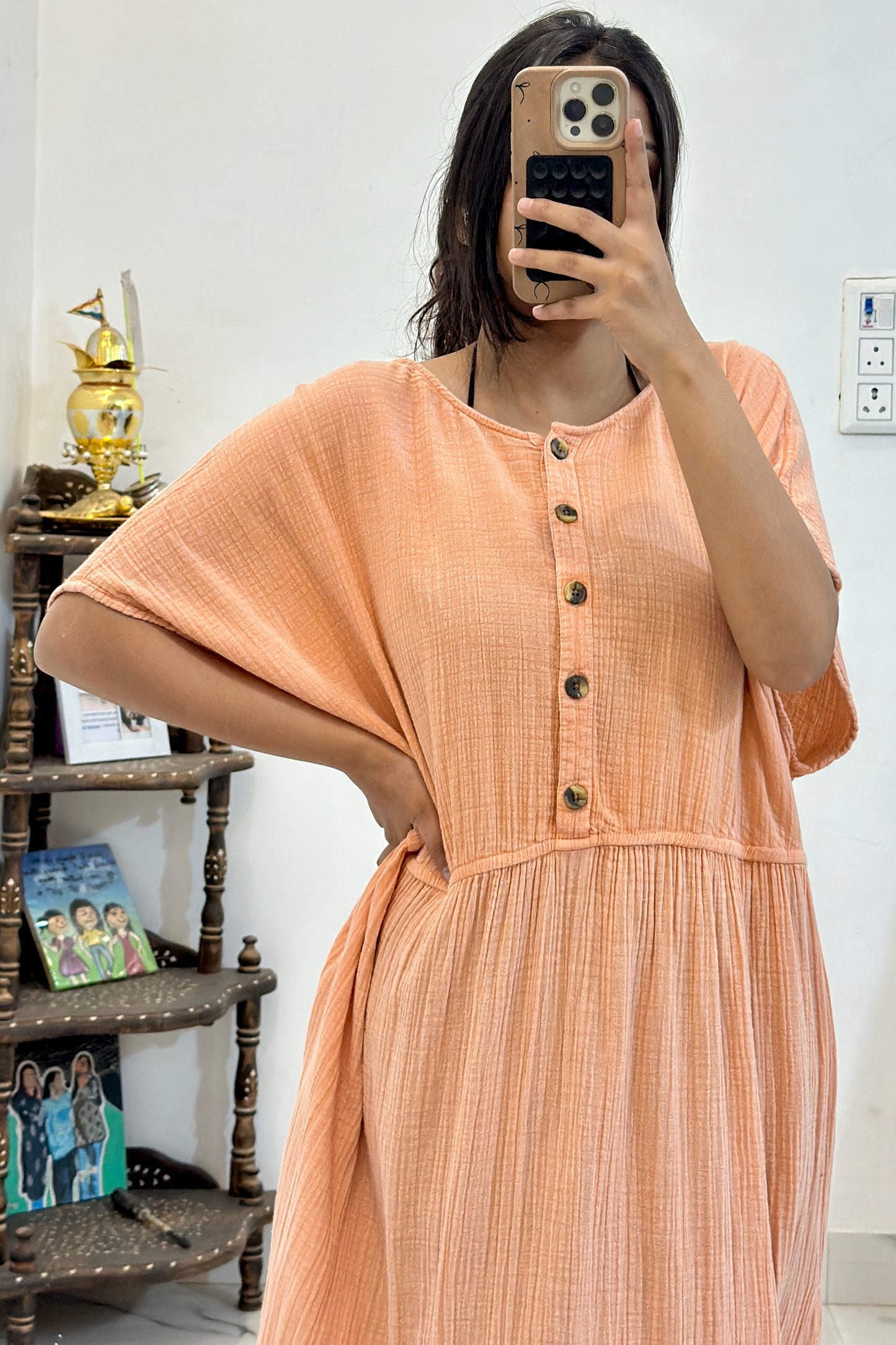 Cotton oversized dress (50-52)
