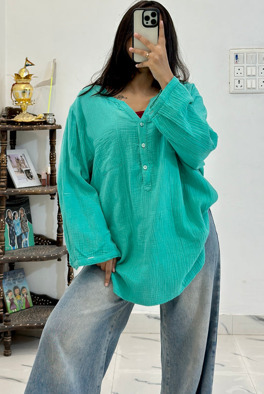 Oversized cotton top (44-48)
