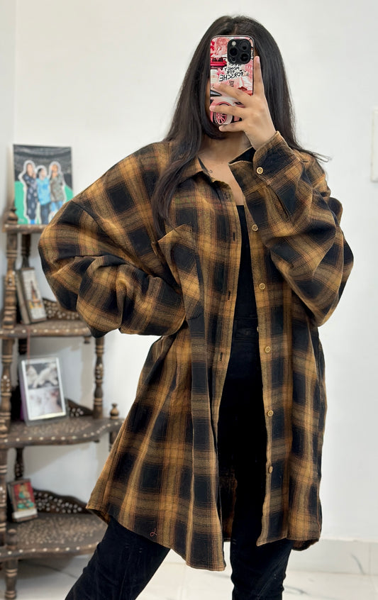 Oversized cotton shirt (2-3XL)