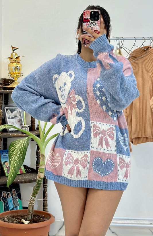 Oversized Pinteresty sweater (44-46)