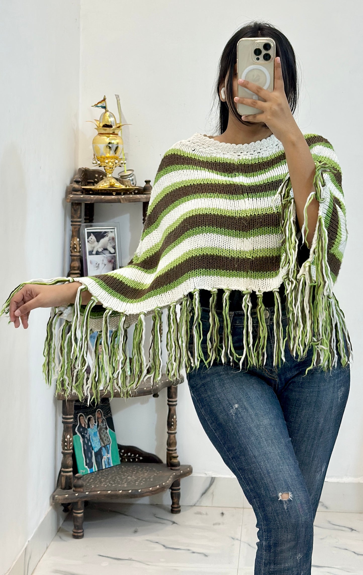 Crochet poncho (freesize)