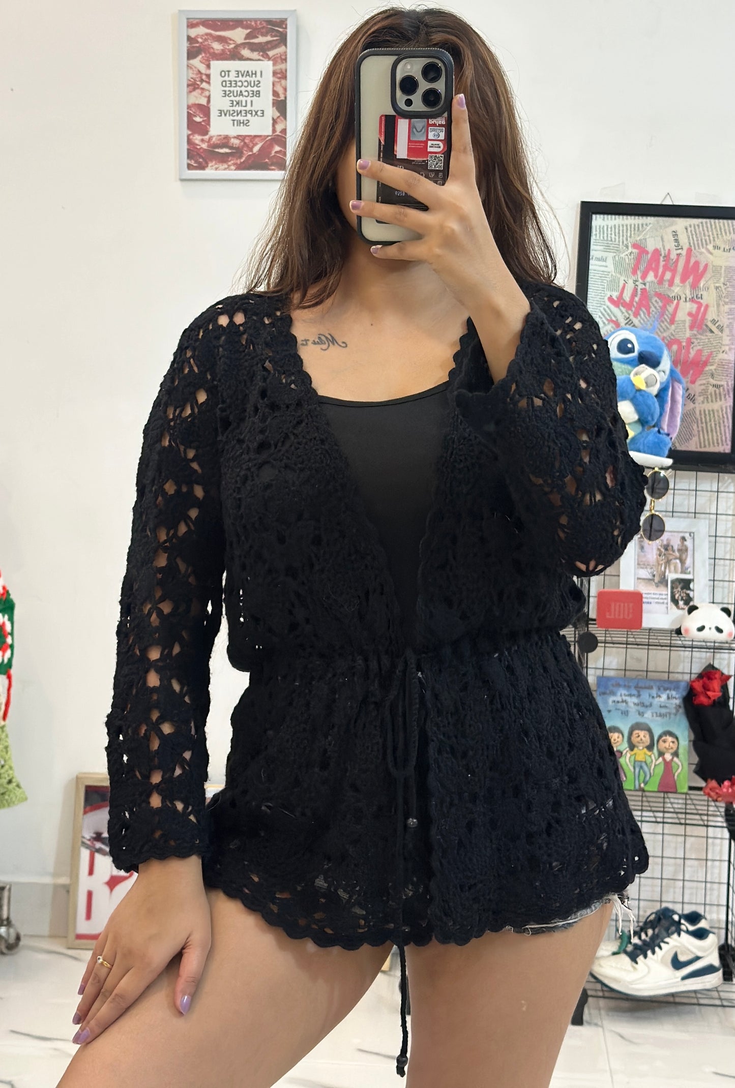 Pretty crochet top (38-40)