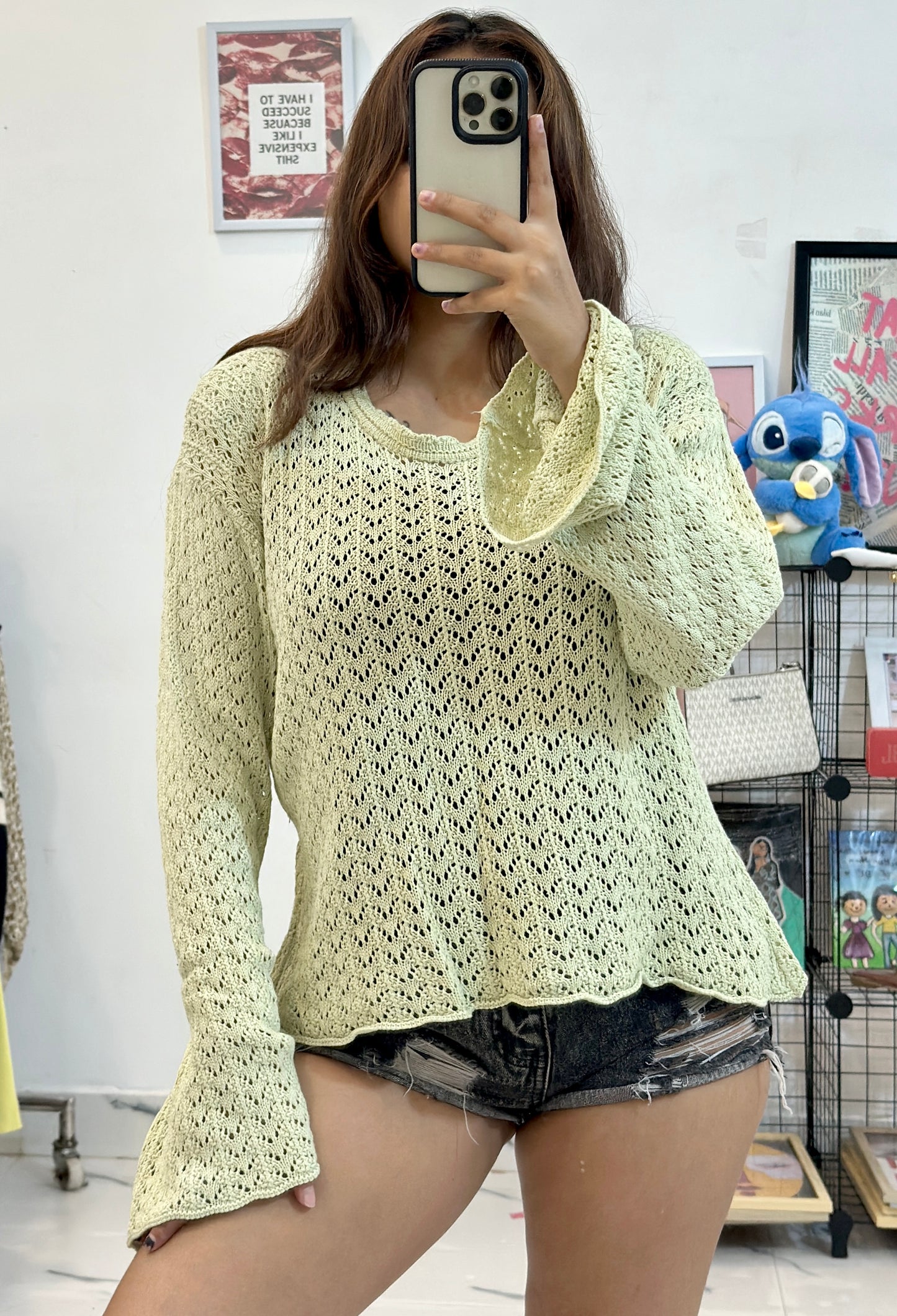 Prewinter crochet top (36-38)