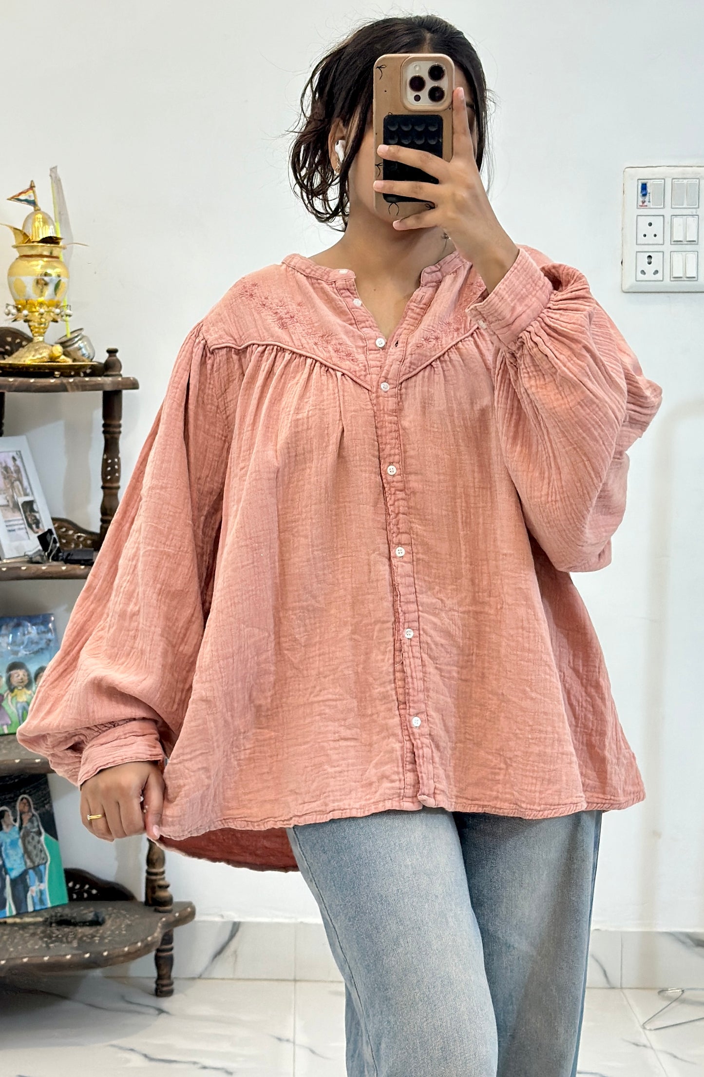 Oversized cotton top (46-48)