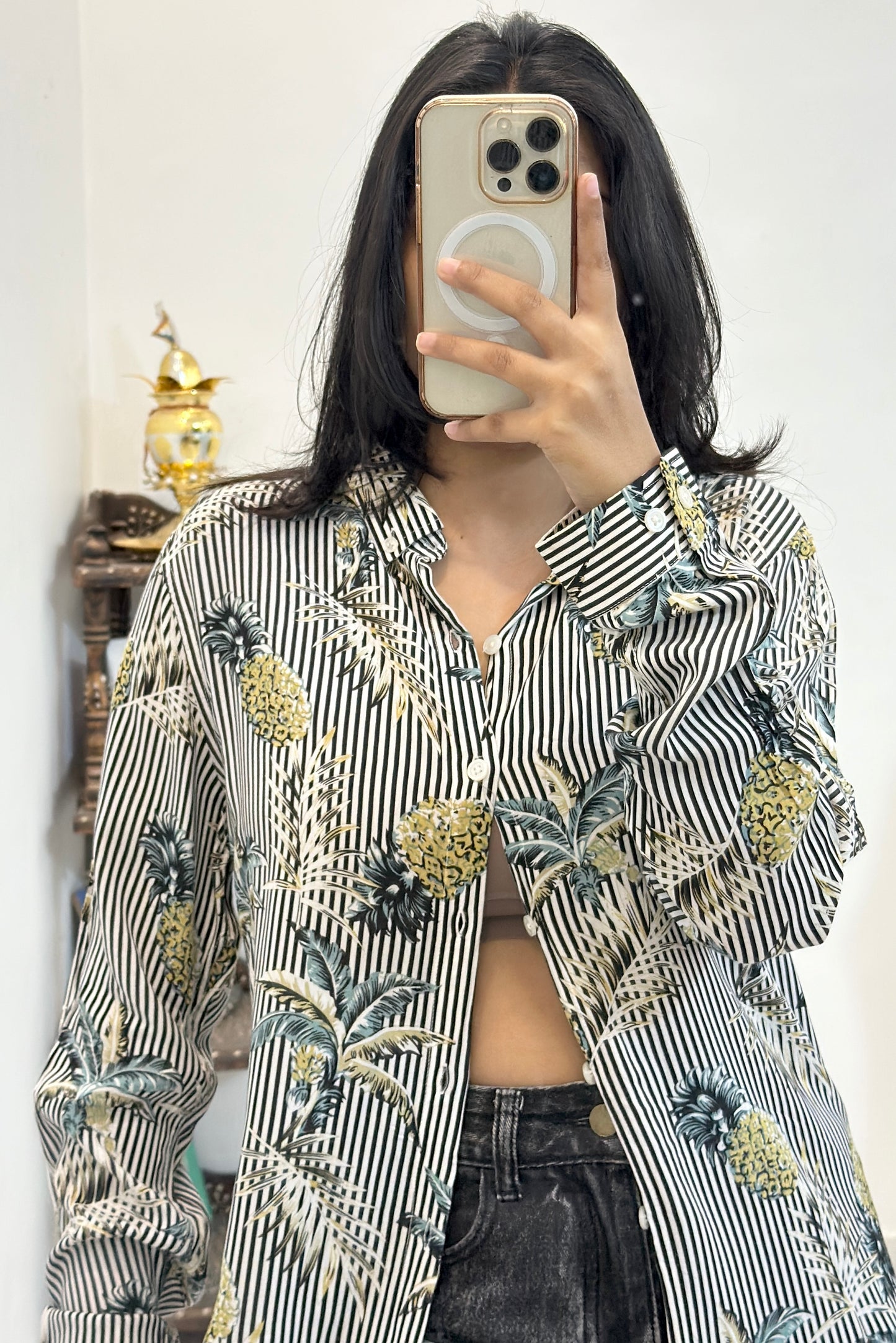Cotton vintage shirt (32-34)