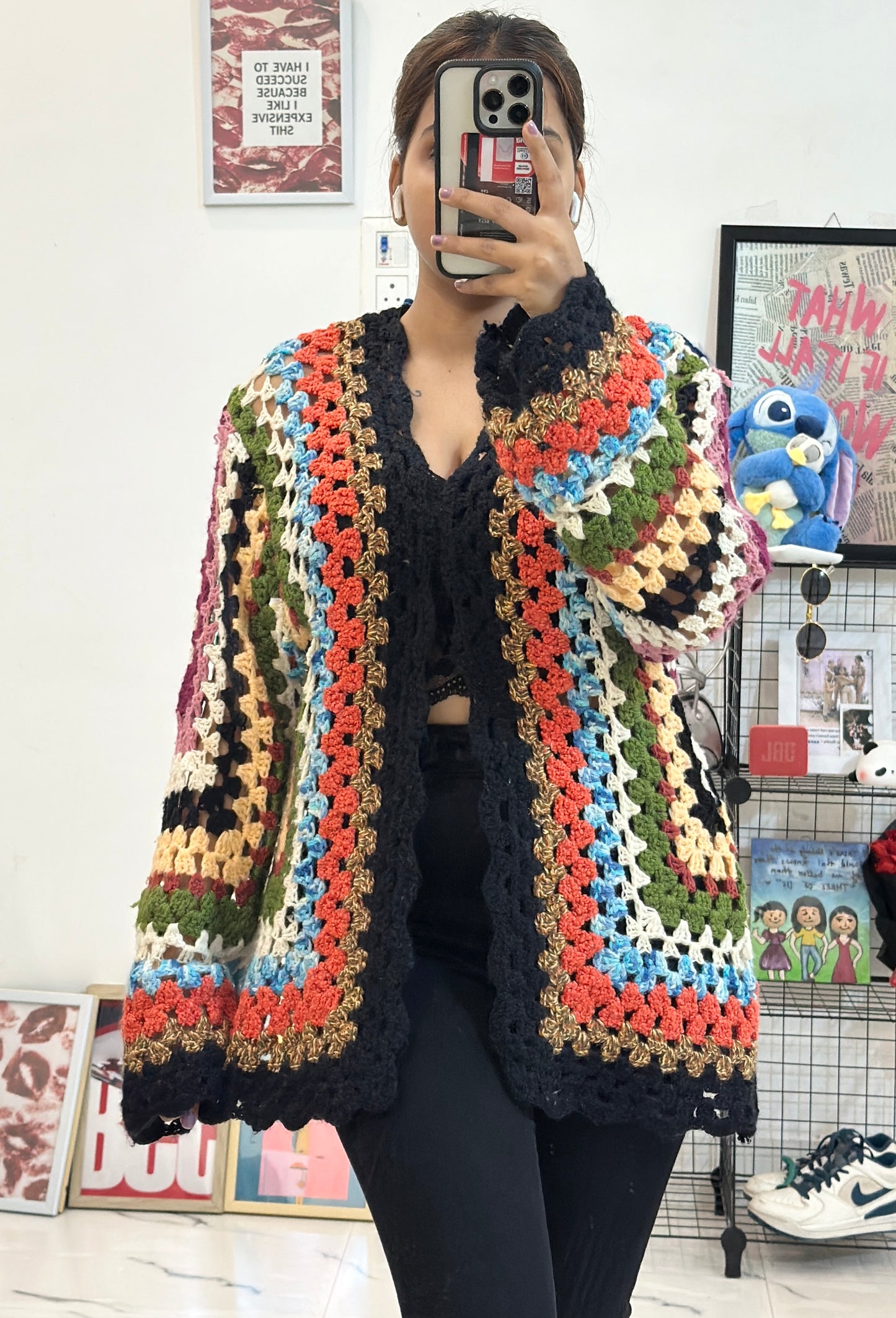 Pretty crochet shrug (42-44)
