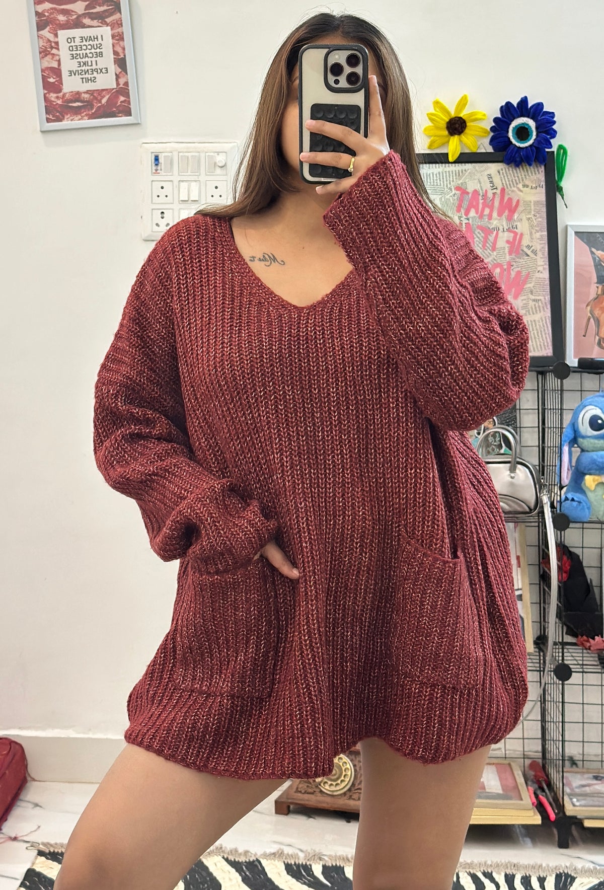 Oversized Korean sweater (44-46)