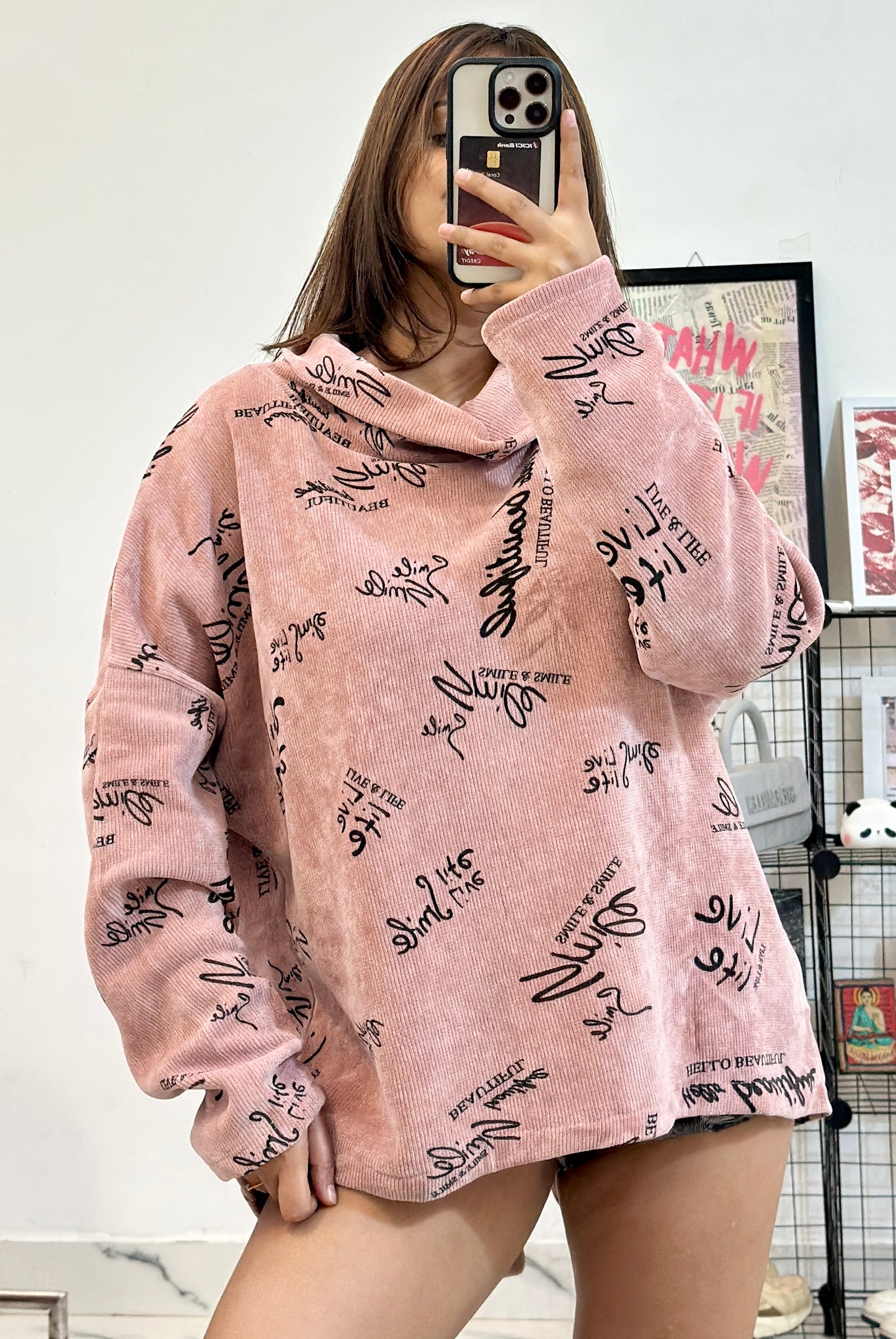 Oversized corduroy sweater (42-44)