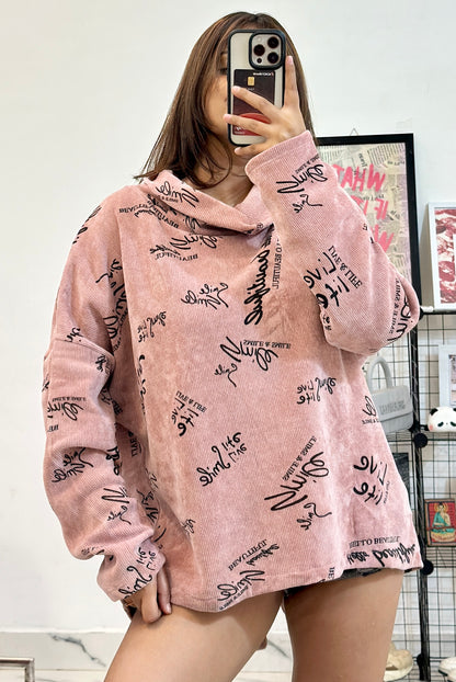 Oversized corduroy sweater (42-44)