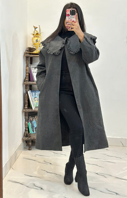 Heavy korean long coat  (38-40)
