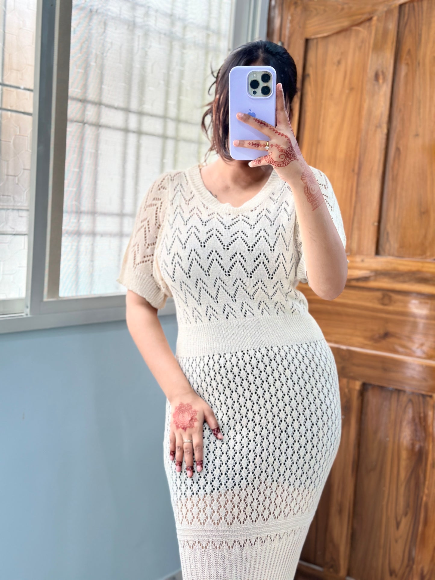 Pretty crochet dress