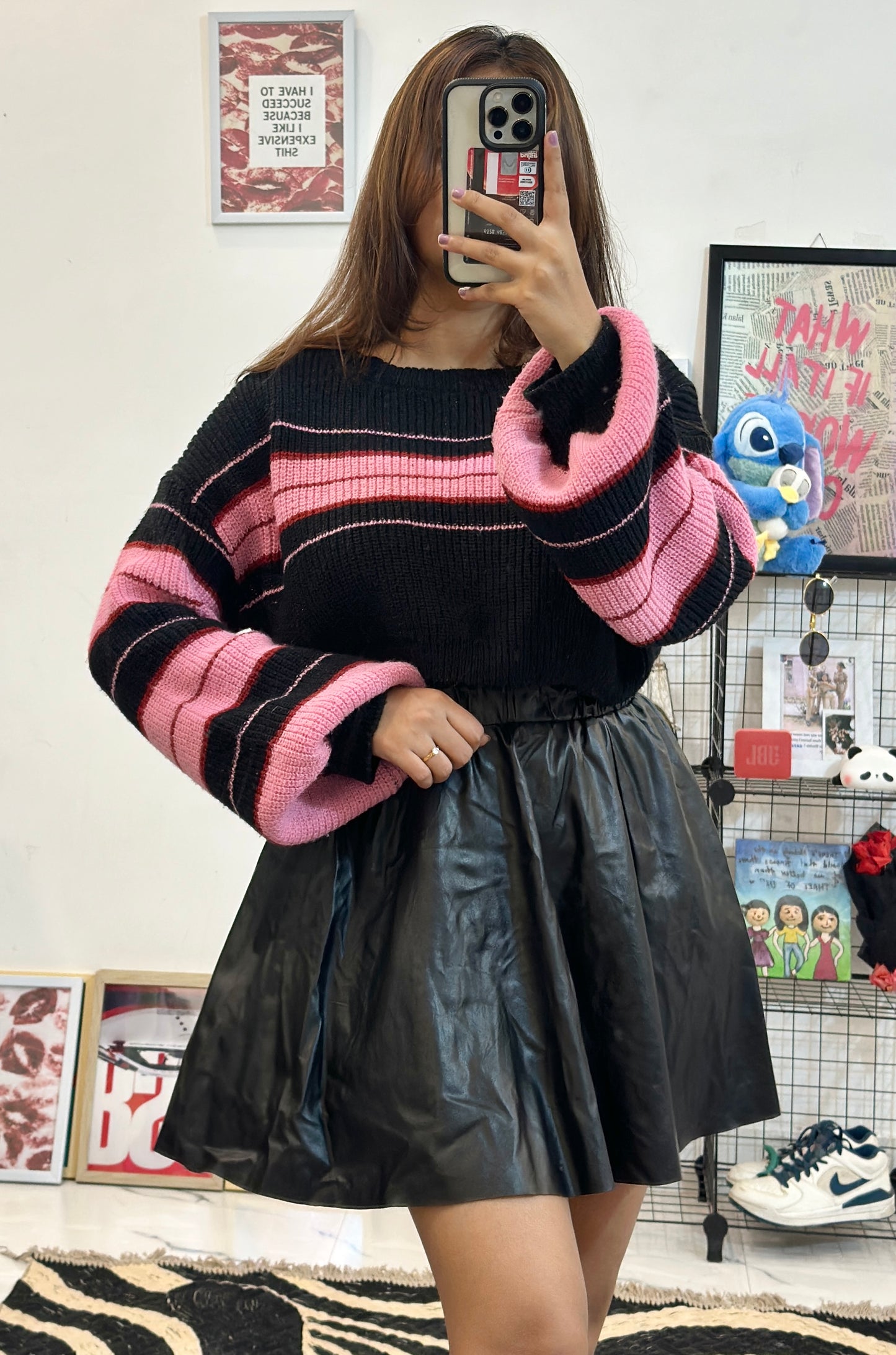 Korean Crop sweater (40-42)