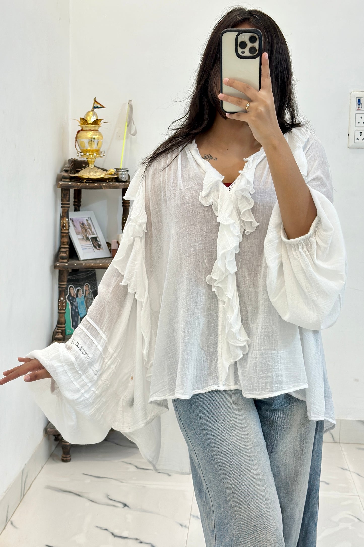 Oversized cotton top (48-52) 2XL