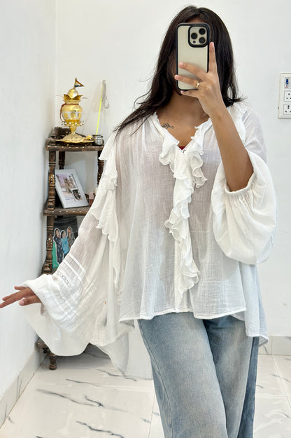 Oversized cotton top (48-52) 2XL