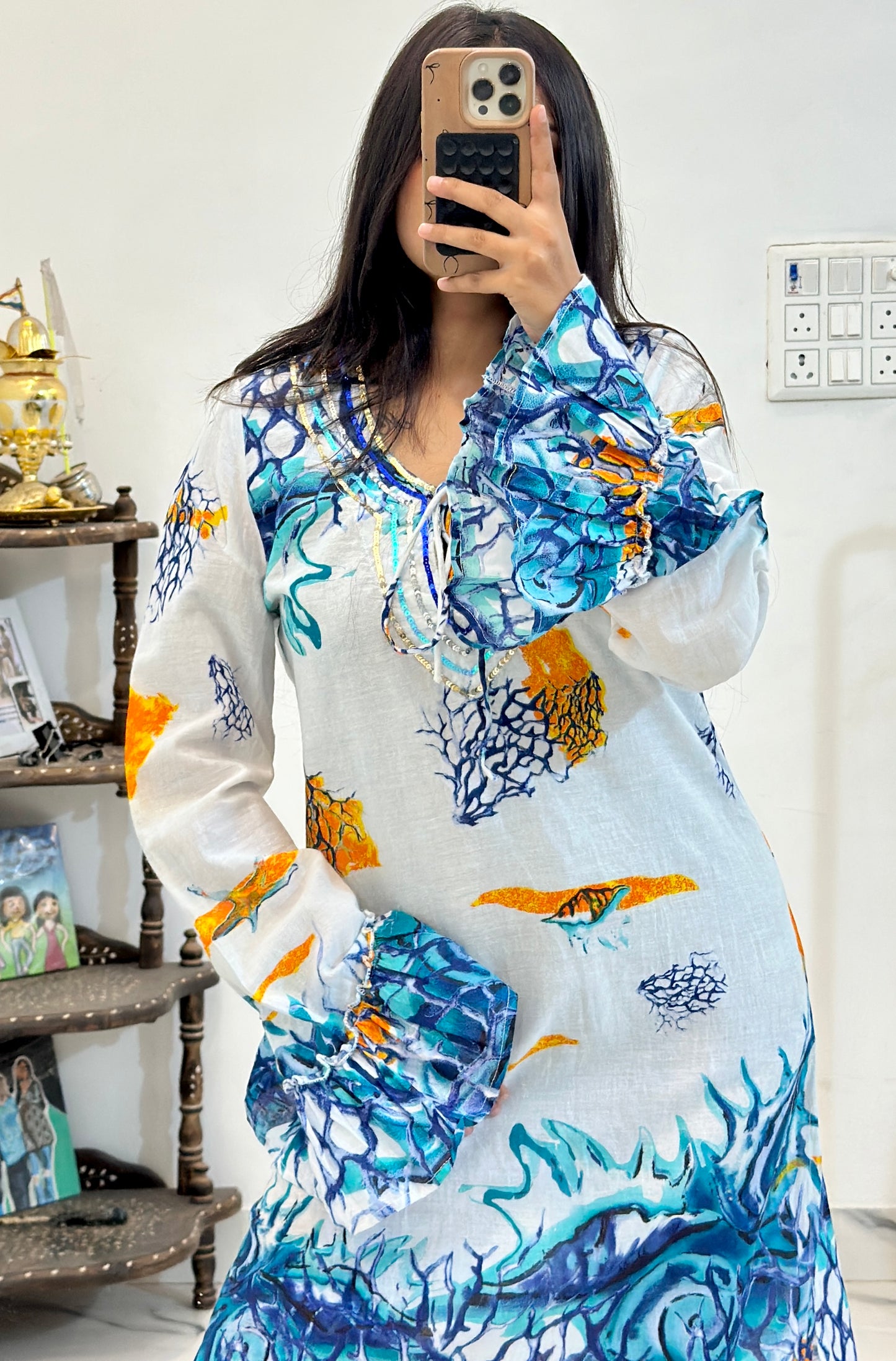 Pretty cotton kurti (34-36)