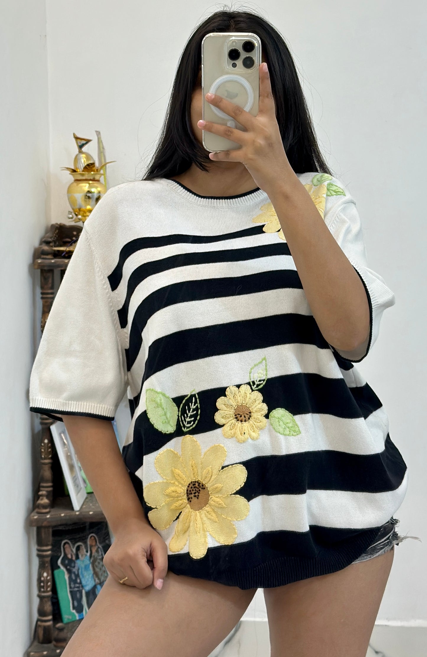 oversized woollen top (42-44)