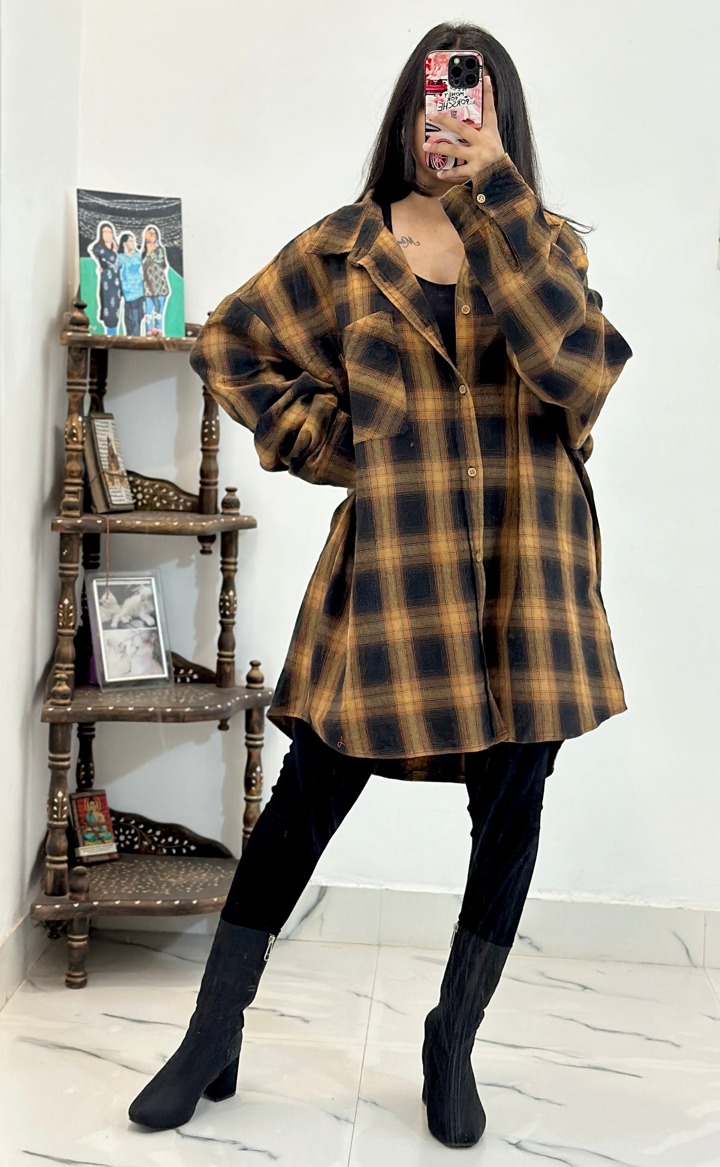 Oversized cotton shirt (2-3XL)