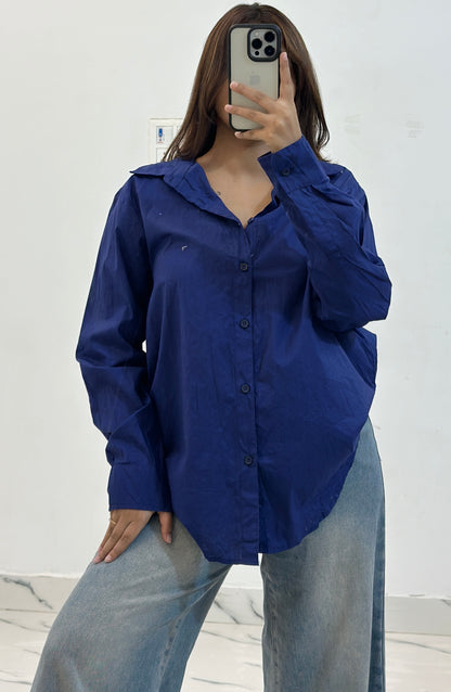 Cotton oversized shirt (40-42)