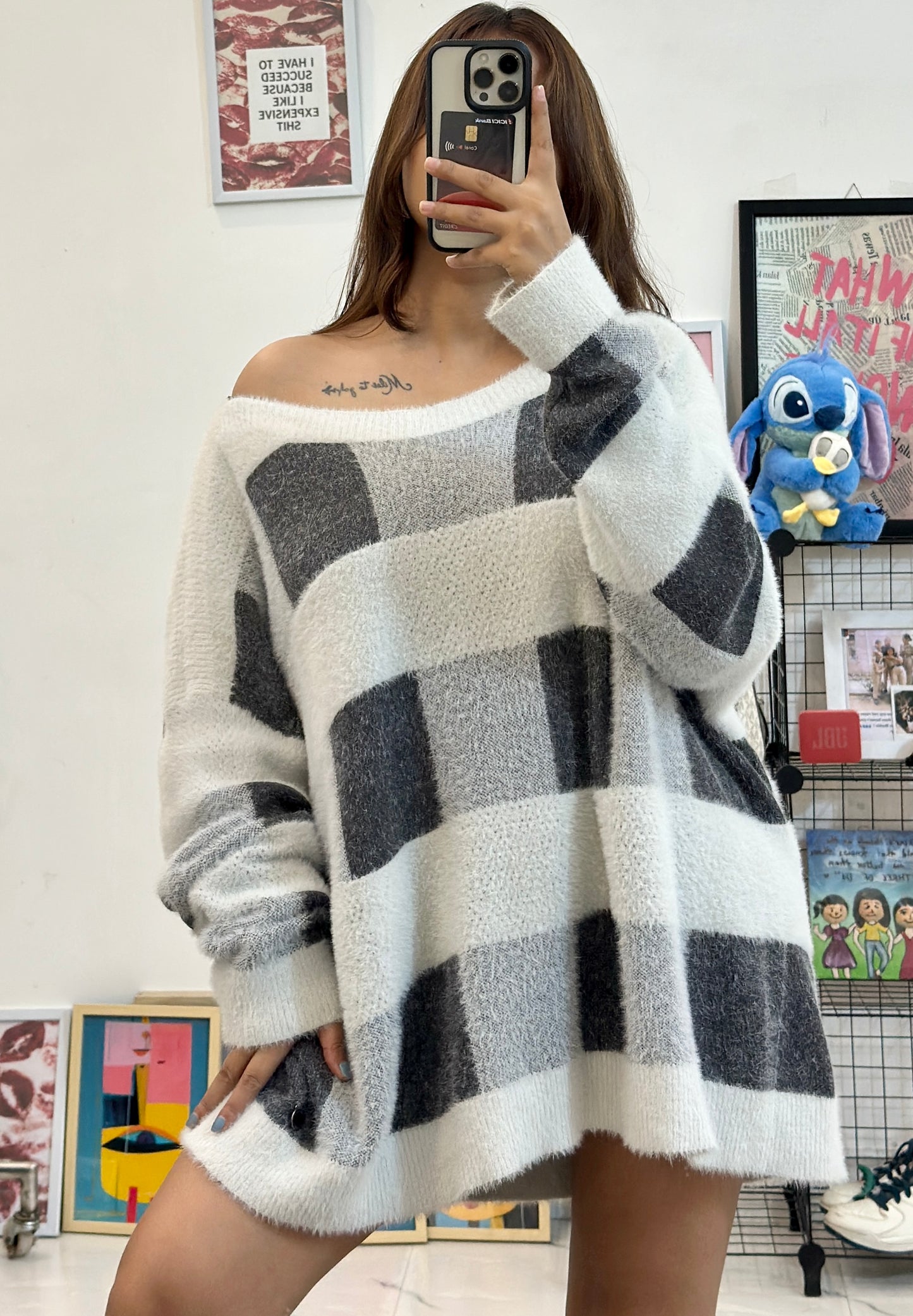 Oversized korean sweater (46-48)