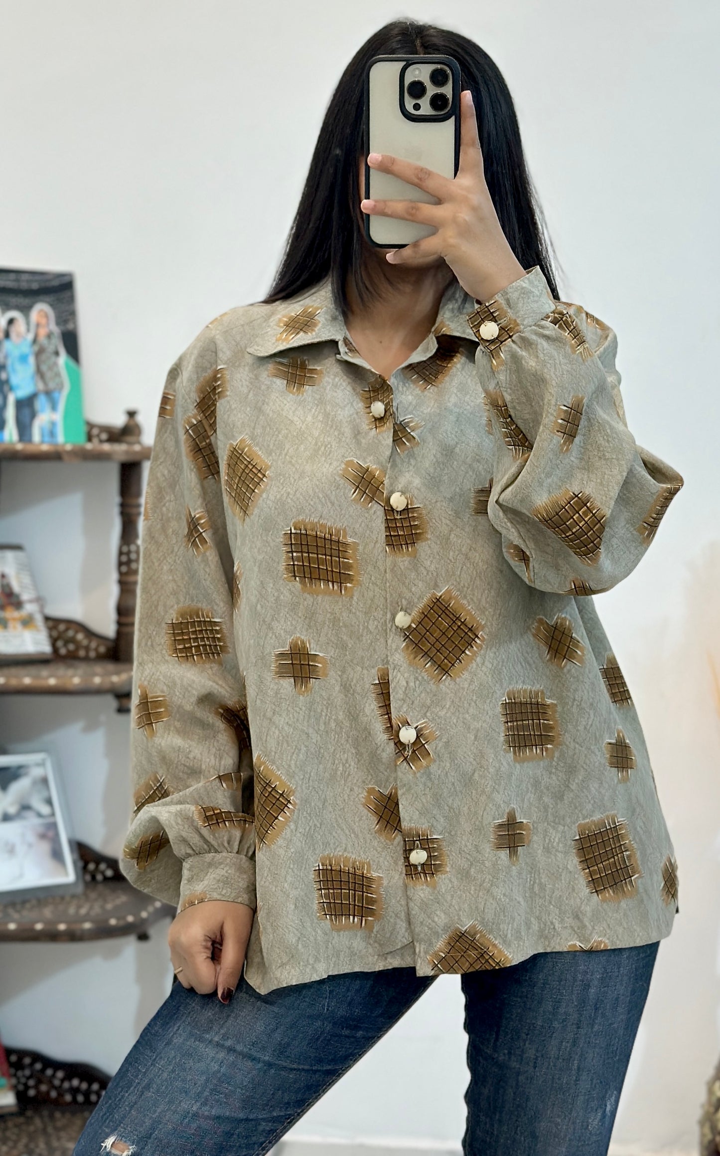 Oversized vintage shirt (42-44)