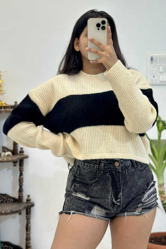 Korean Oversized sweater (Freesize upto 48)