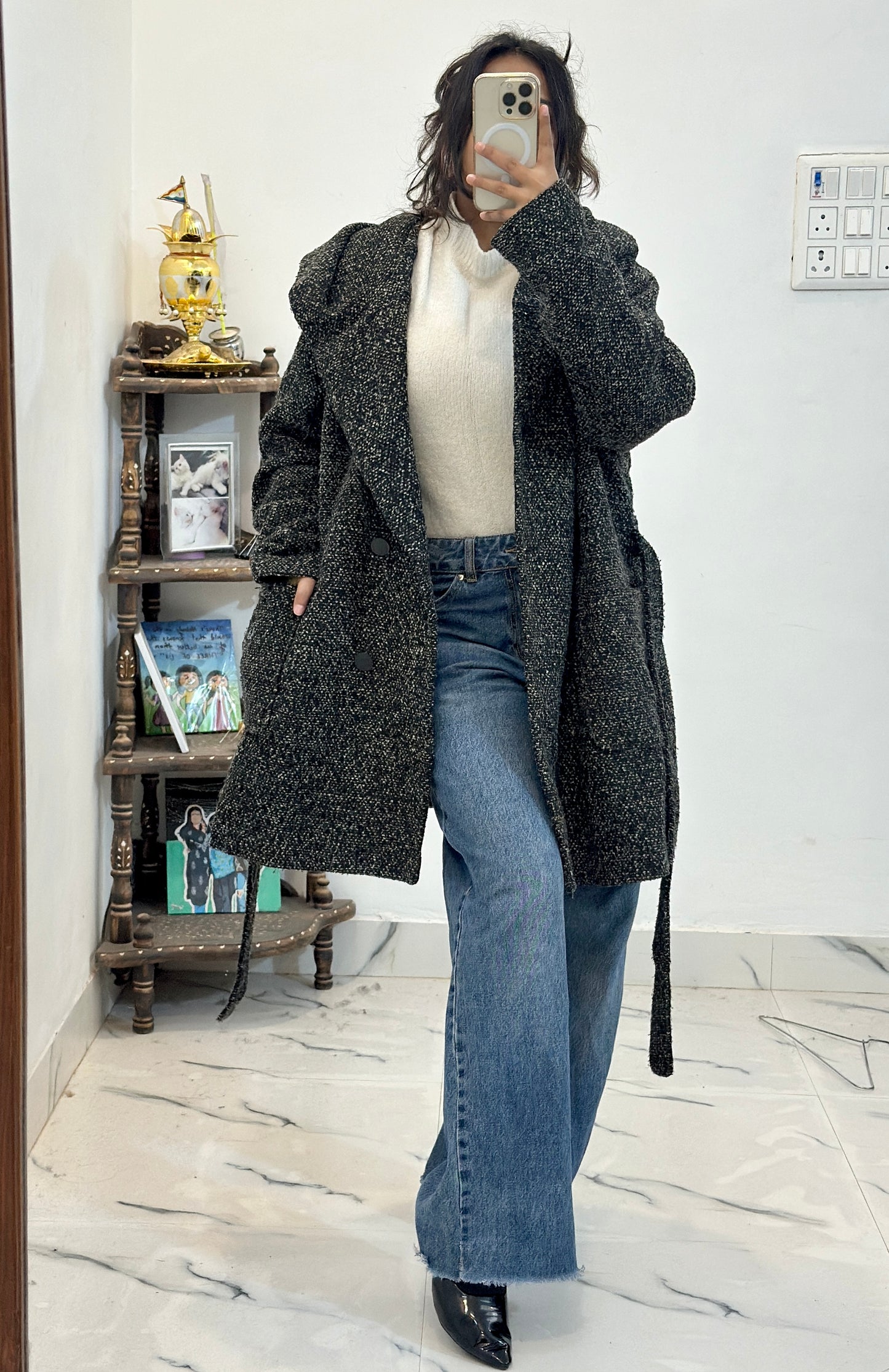 Long heavy coat (36-38)