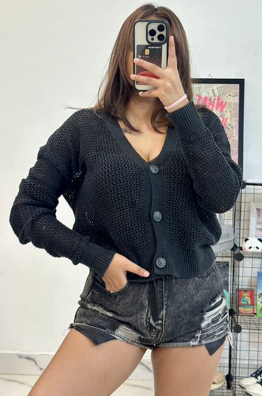 Crochet cardigan (34-36)