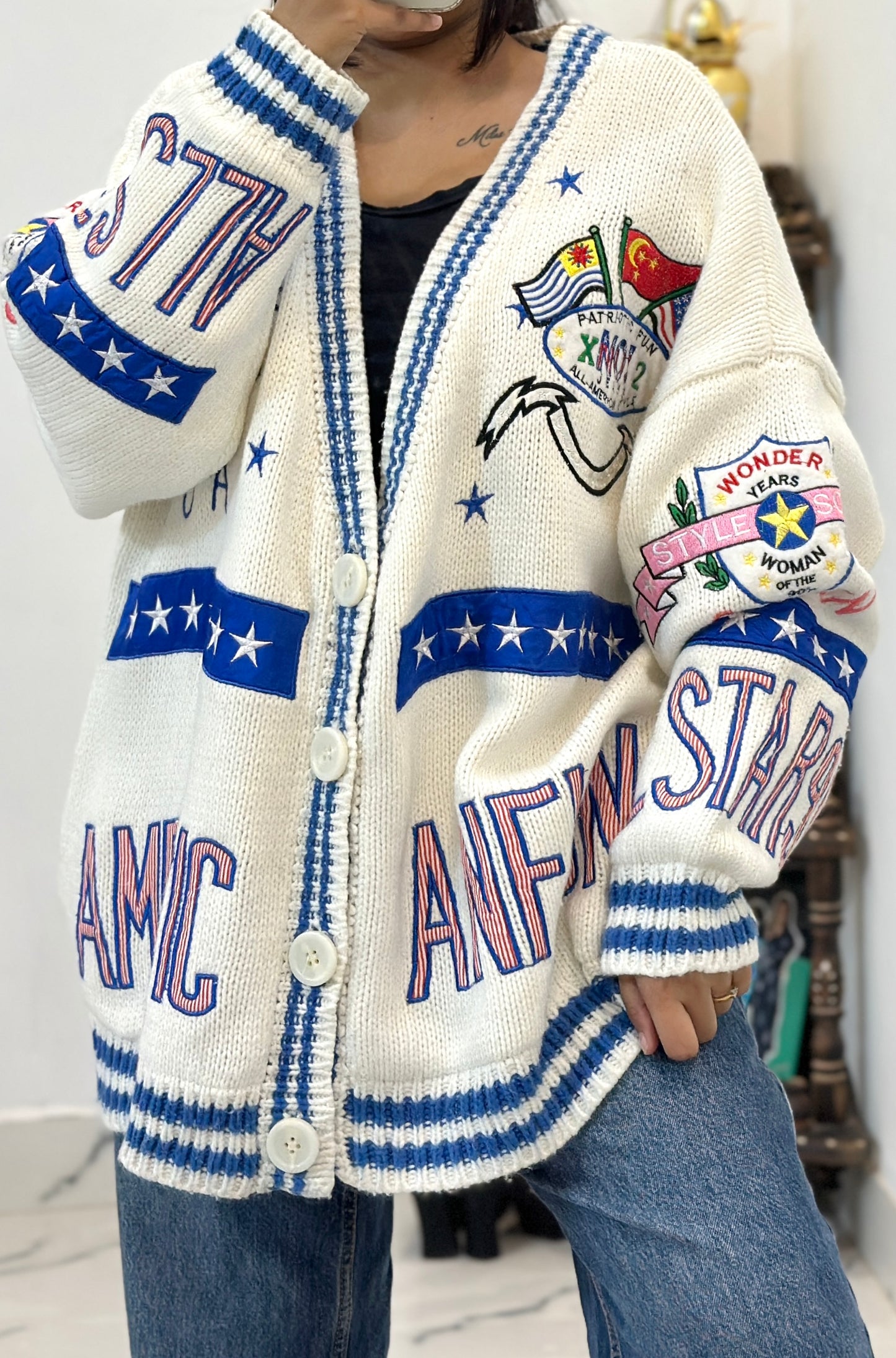 Heavy oversized cardigan (50-52)