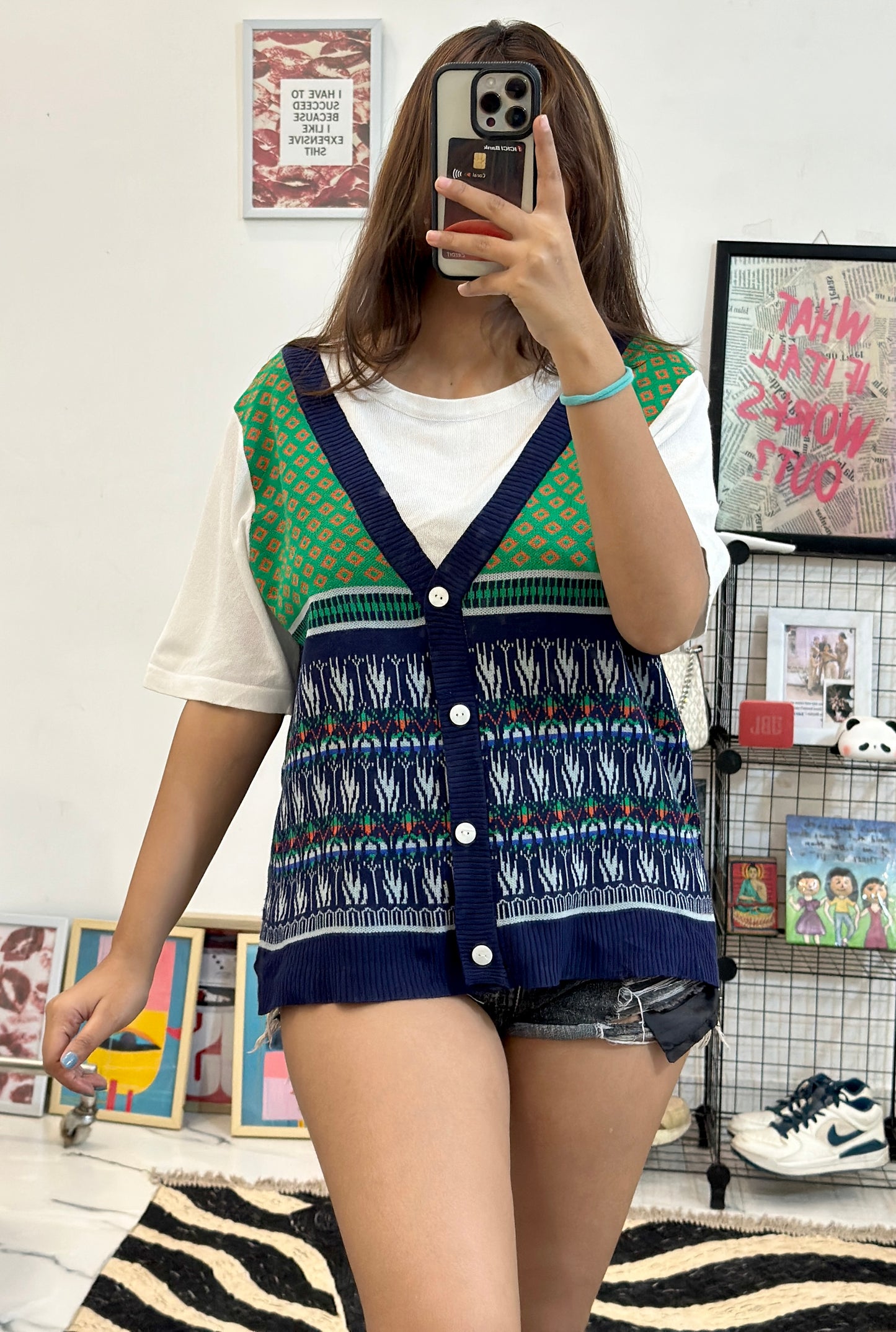 Oversized Korean top (40-42)