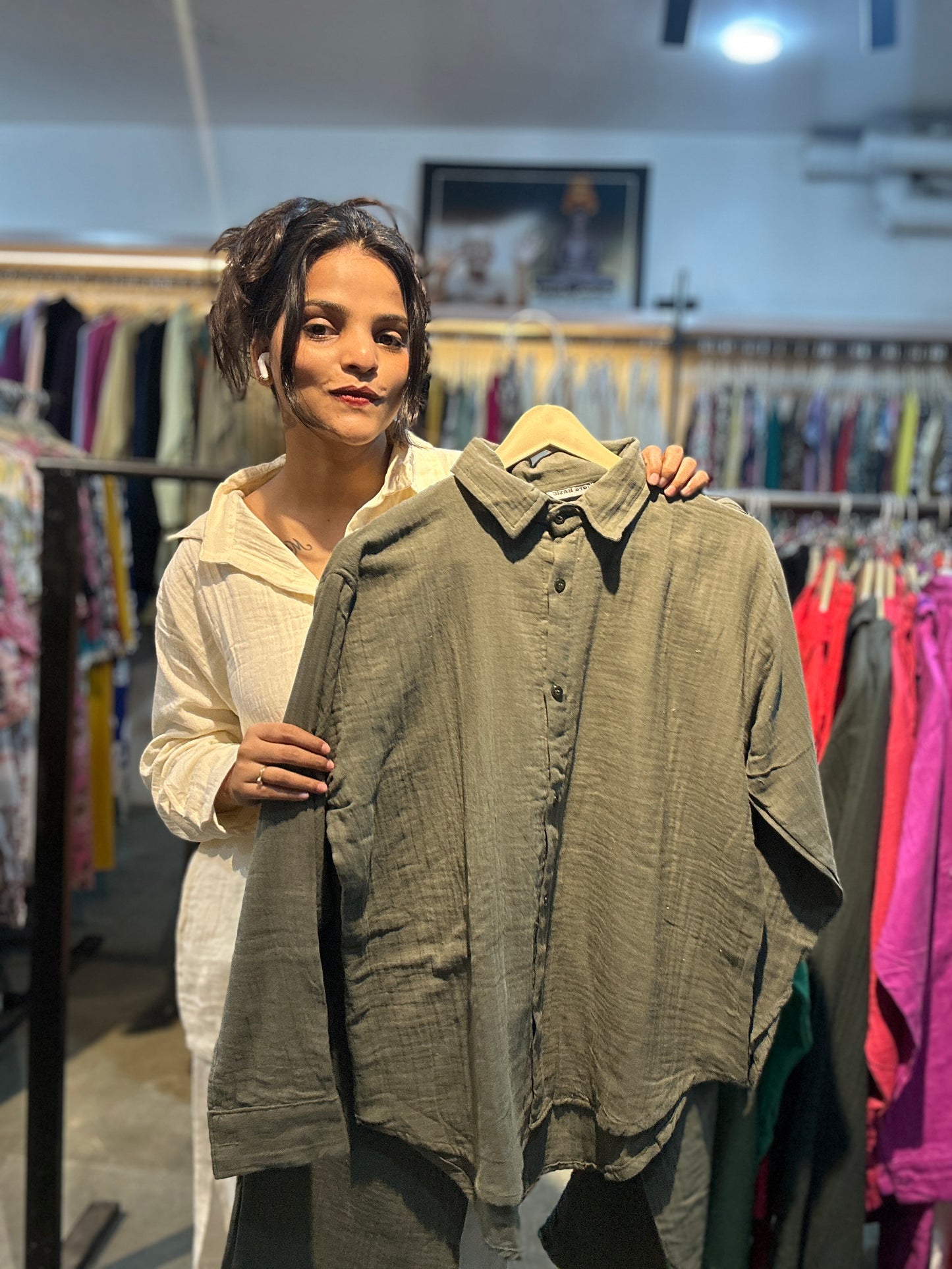 Pretty freesize cotton Cordset (upto 40-44)