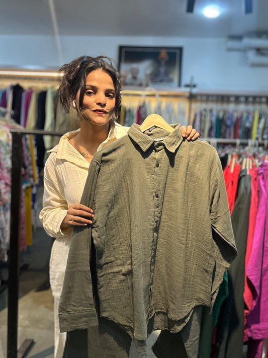 Pretty freesize cotton Cordset (upto 40-44)