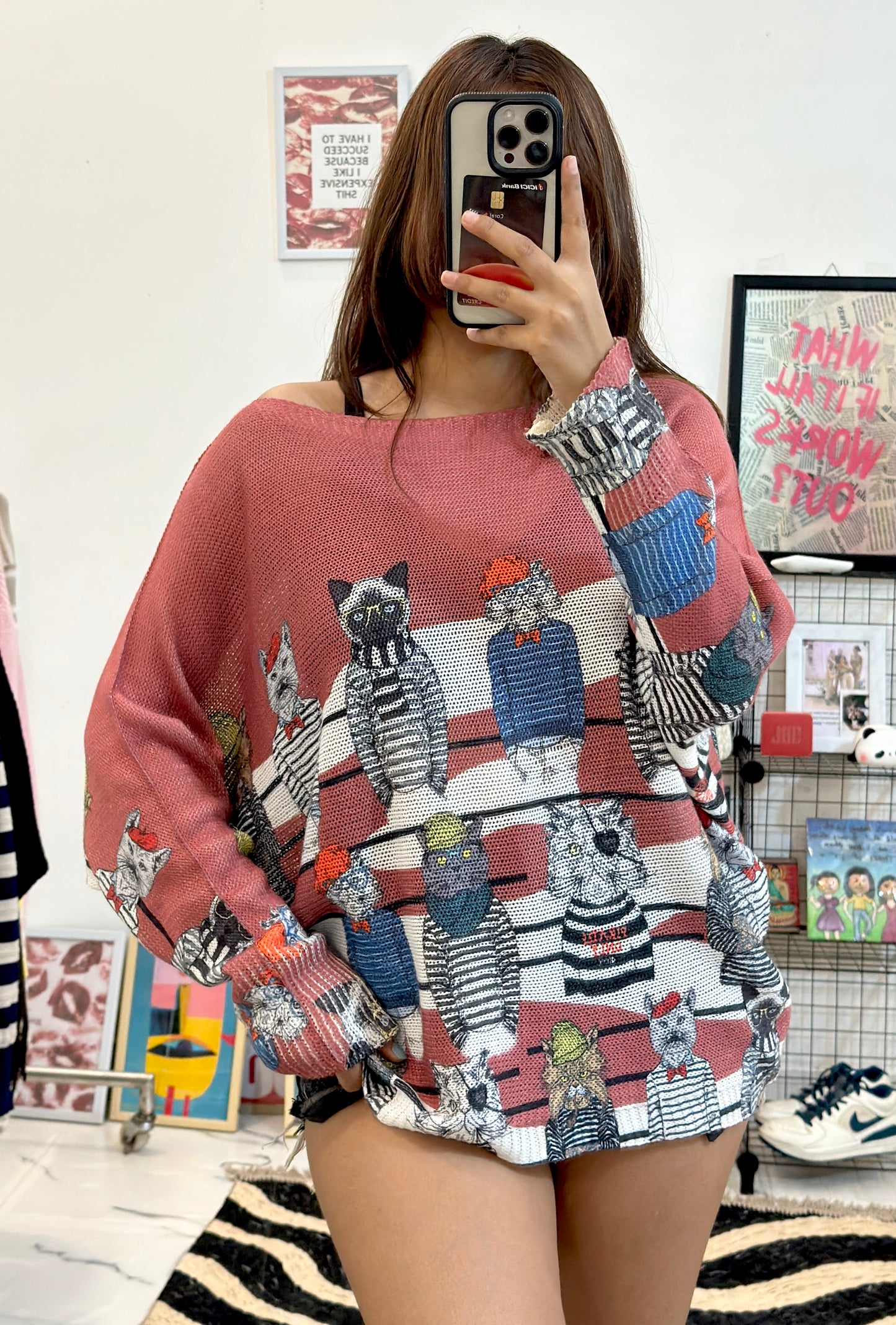 Oversized Korean sweater (40-42)
