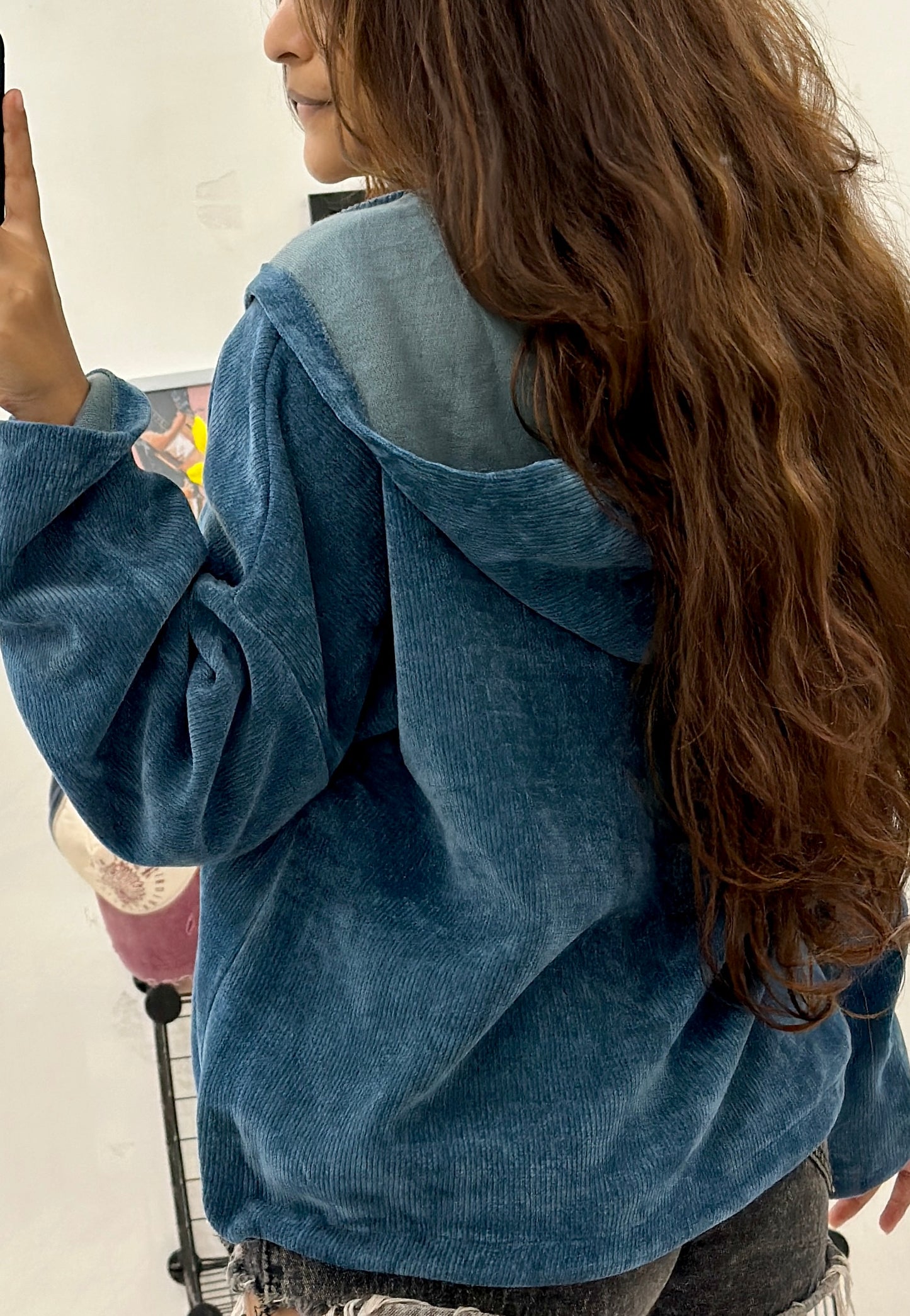 Corduroy oversized cardigan (42-44)