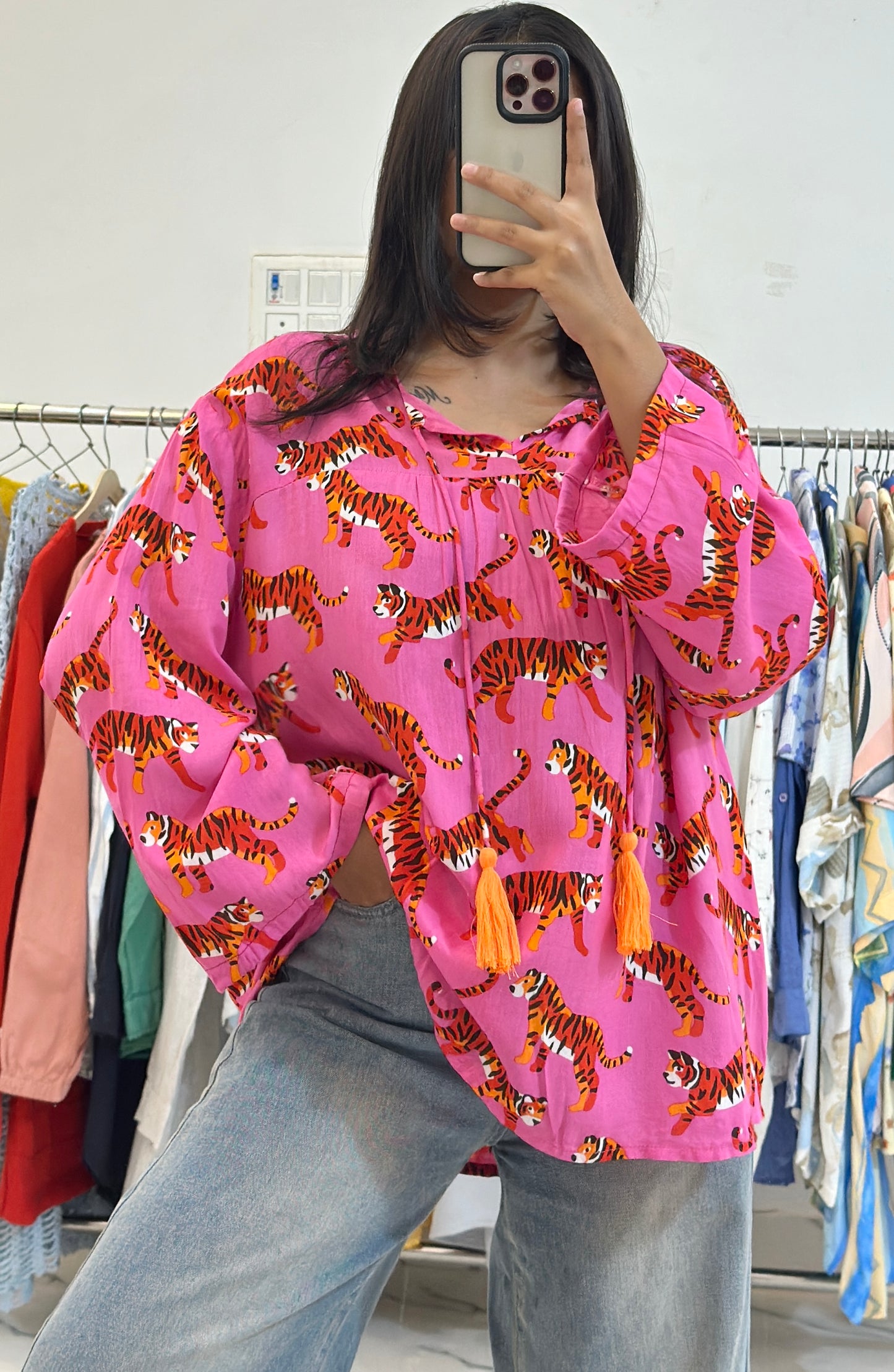 Pretty cotton top (38-40)