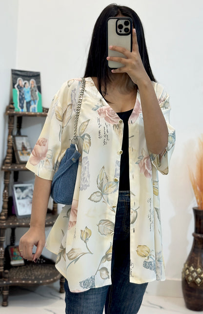 Pretty long oversized top (42-44)