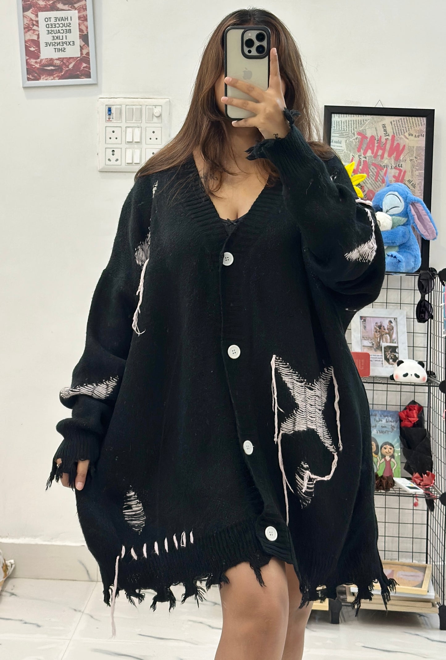 Oversized Korean cardigan (44-48)