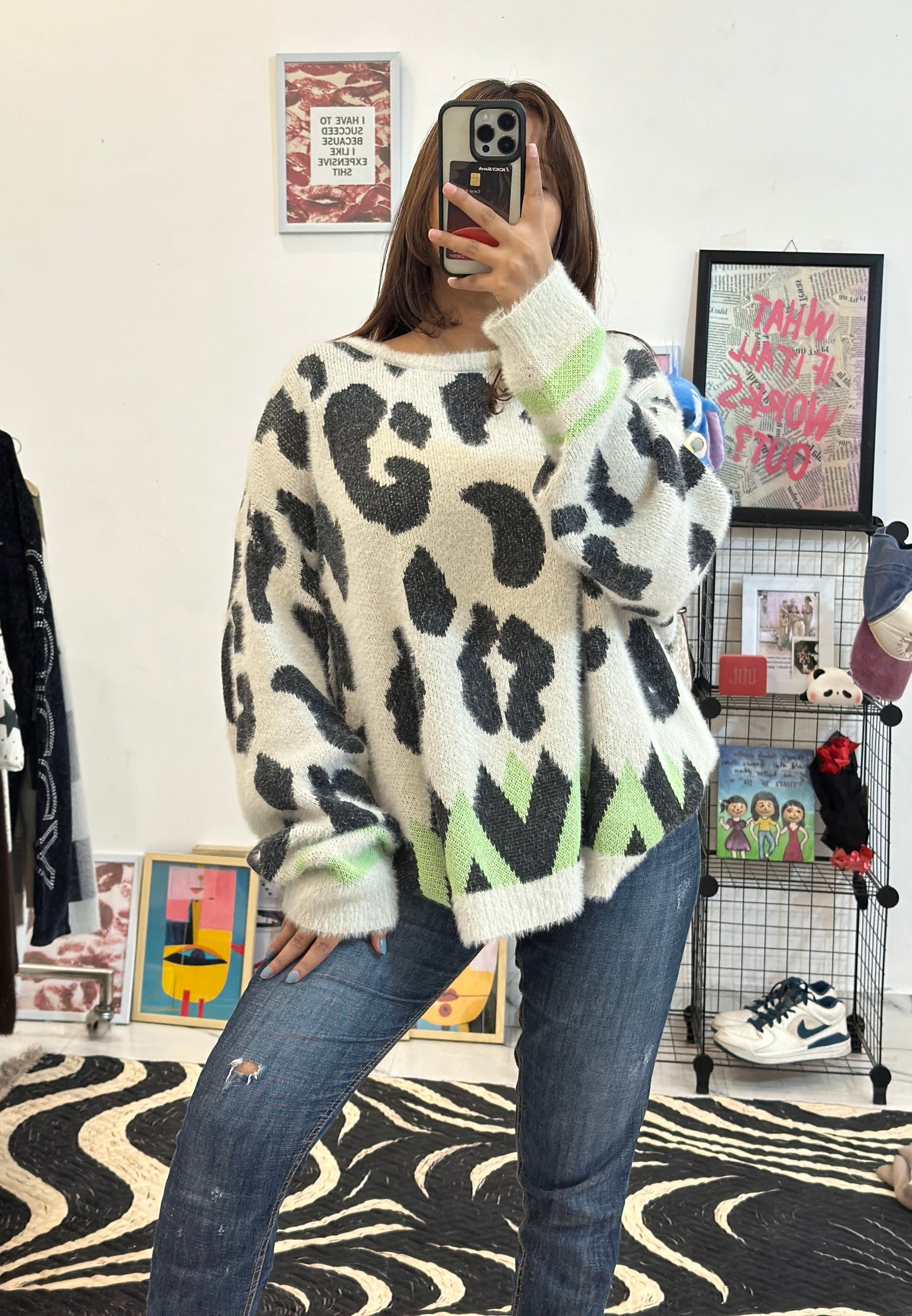 Oversized Korean sweater (42-44)