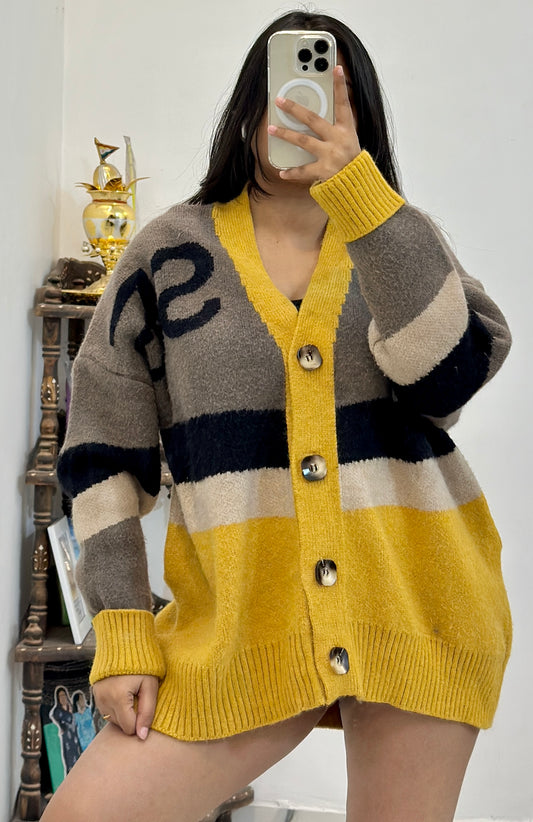 oversized heavy cardigan (42-44)