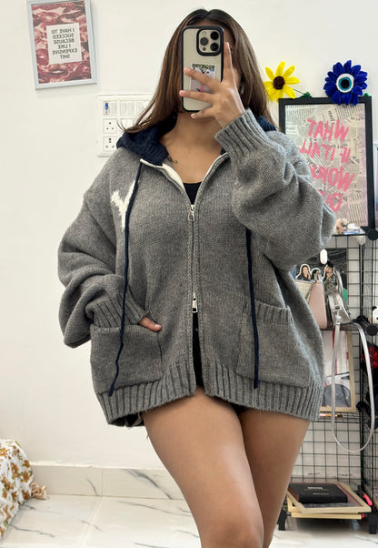 Oversized Korean hoodie zipper (44-46)