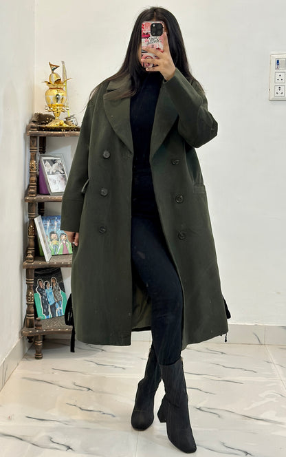 Heavy korean long coat (36-38)