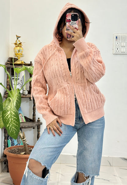 Pink Korean sweater (40-42)