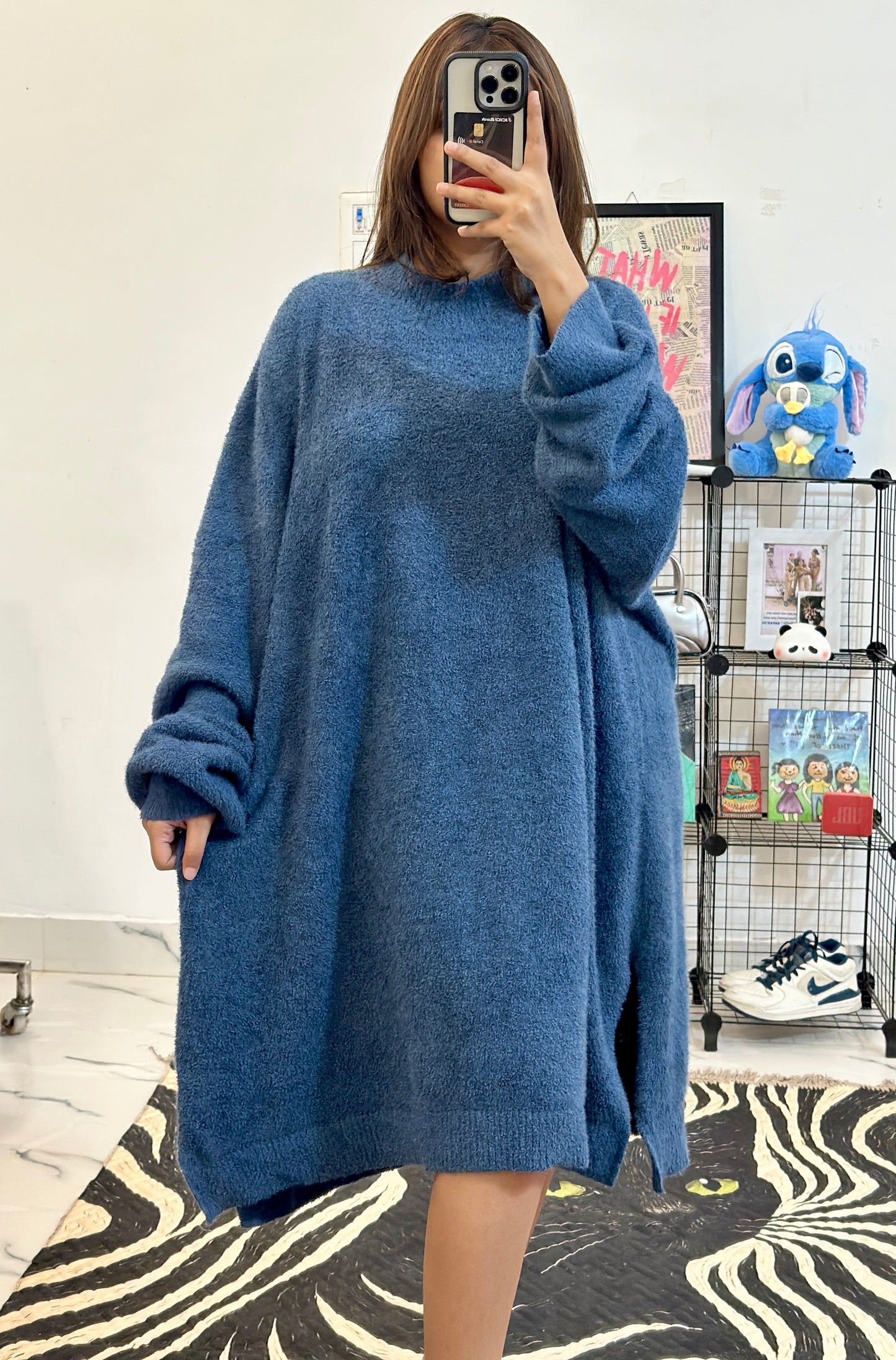 Oversized long pullover (46-48)