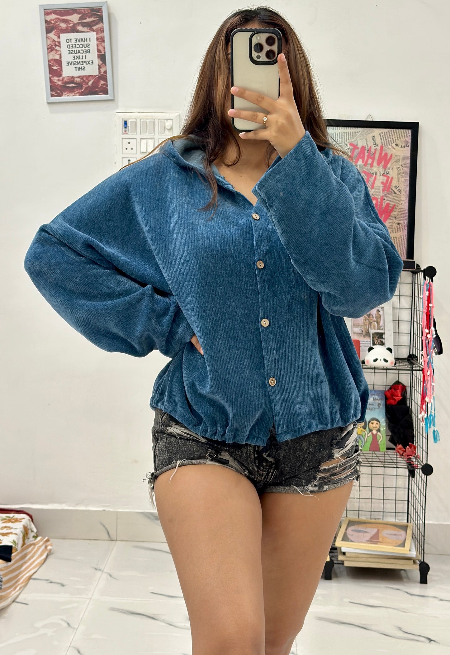 Corduroy oversized cardigan (42-44)