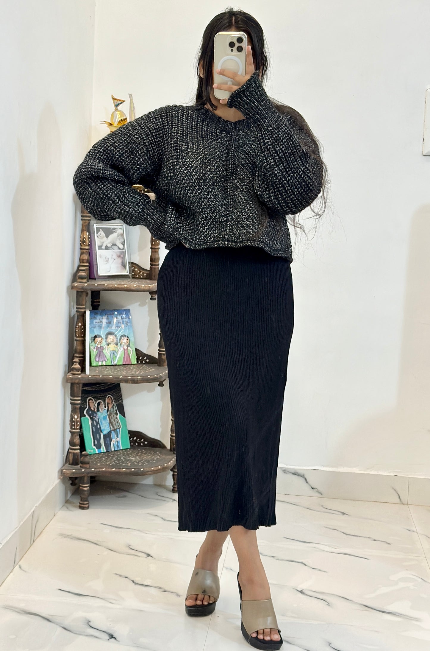 Pretty woollen cord set (32-34 waist / freesize top upto 46)