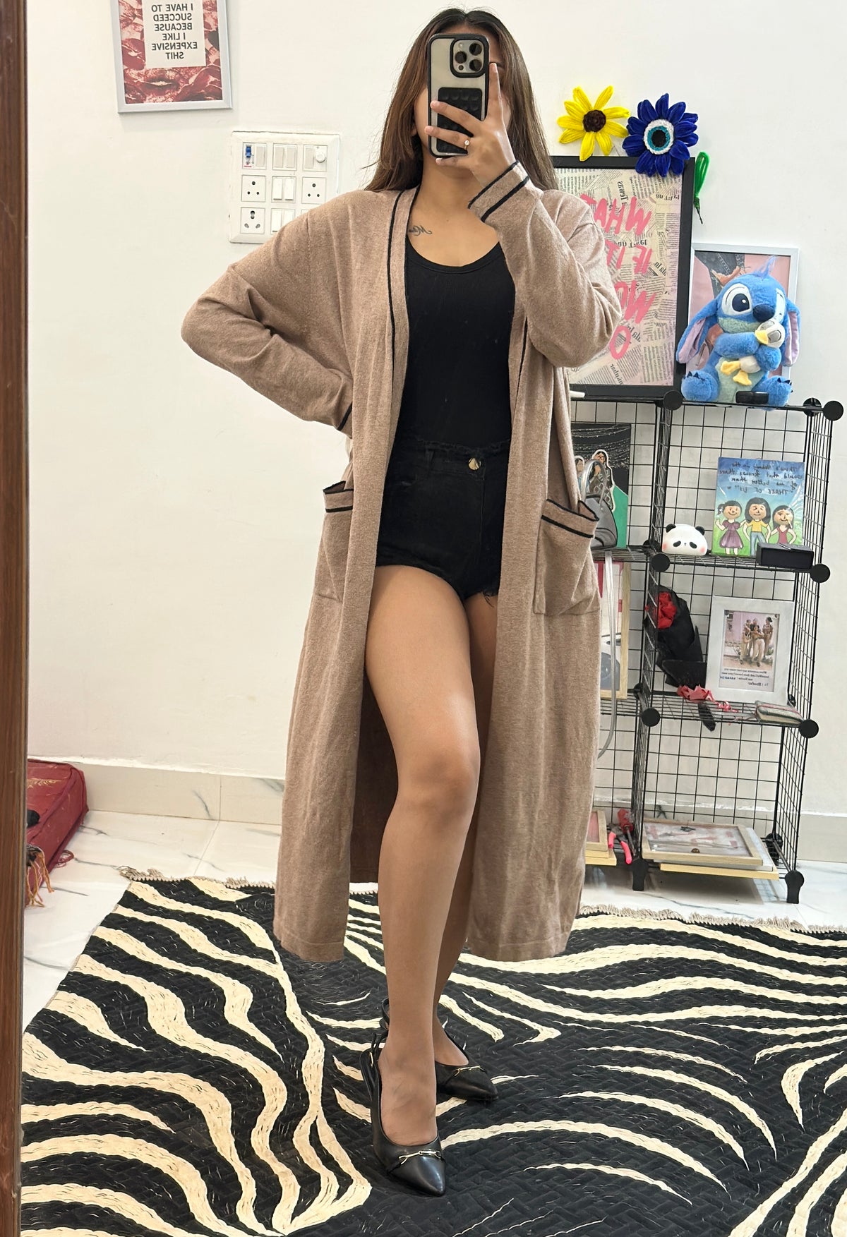 Oversized long shrug (40-42)
